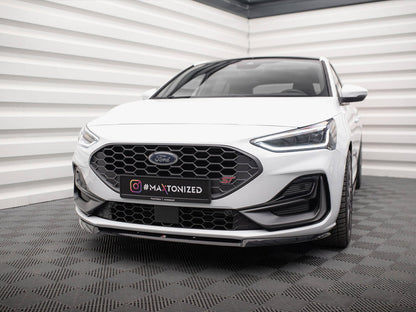 Maxton Design - Front Splitter V.2 Ford Focus ST / ST-Line Mk4 Facelift