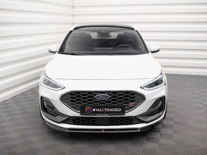 Maxton Design - Front Splitter V.2 Ford Focus ST / ST-Line Mk4 Facelift