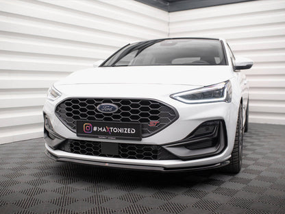 Maxton Design - Front Splitter V.3 Ford Focus ST / ST-Line Mk4 Facelift