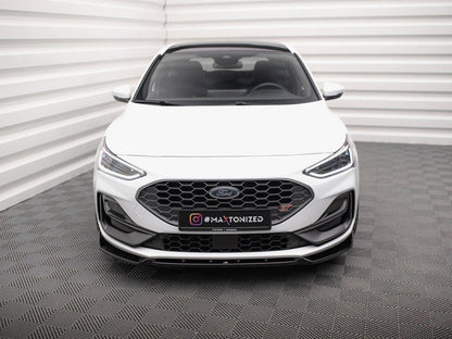 Maxton Design - Front Splitter V.7 Ford Focus ST / ST-Line Mk4 Facelift