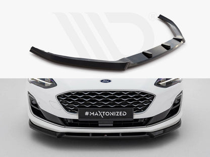 Maxton Design - Front Splitter V.2 Ford Focus Vignale Mk4