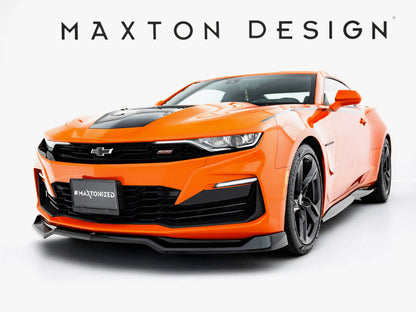 Maxton Design - Front Splitter V.1 Chevrolet Camaro SS Mk6 Facelift