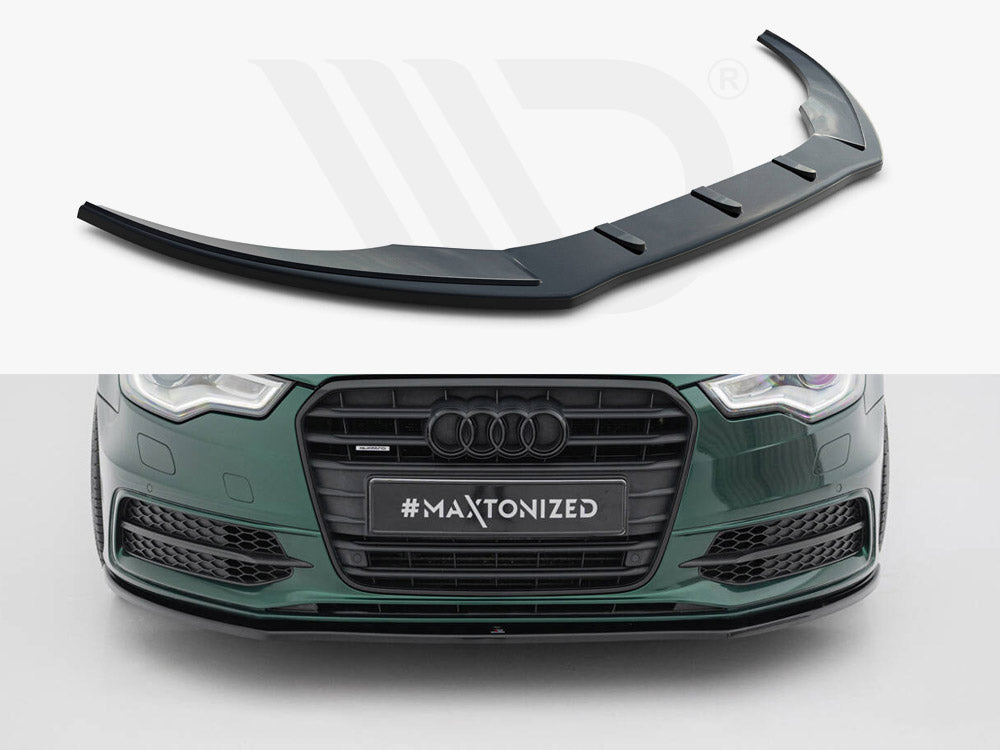 Maxton Design - FRONT SPLITTER V.1 AUDI S6 / A6 C7 S-LINE (2011-2014)