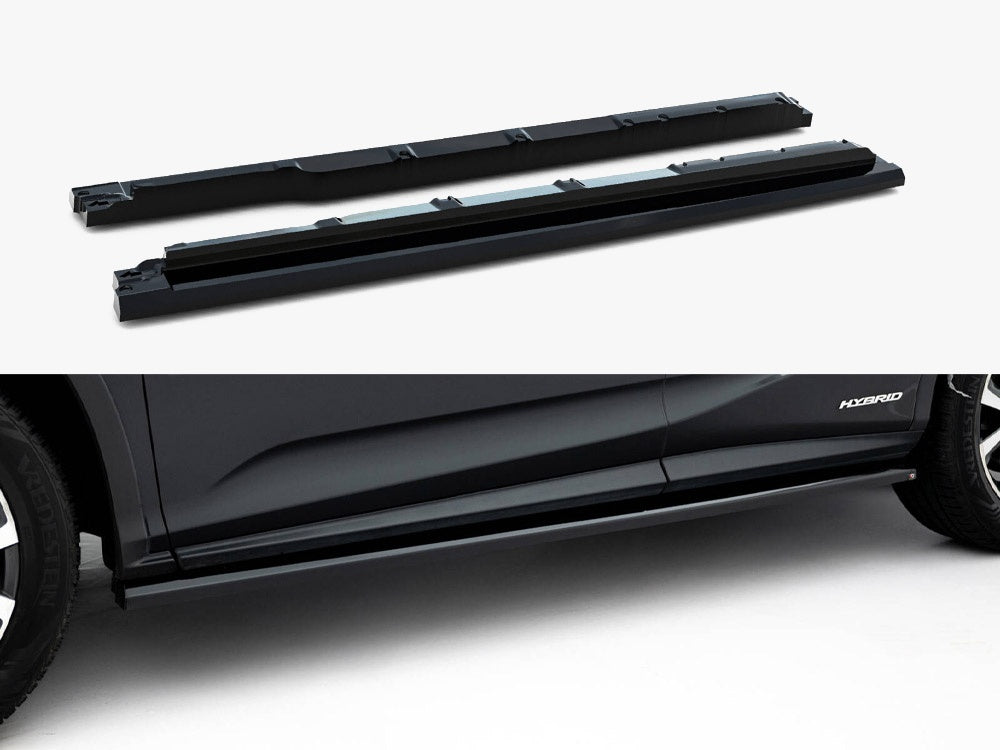 Maxton Design - Side Skirts Diffusers V.2 Lexus RX Mk4 Facelift (version without OEM step rails)