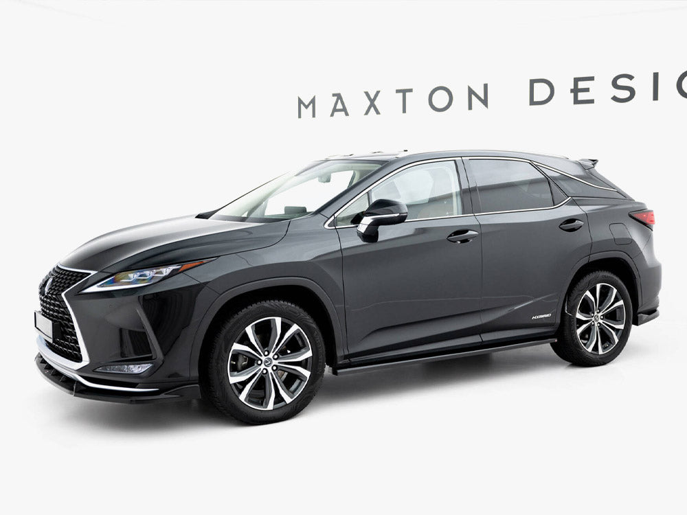 Maxton Design - Side Skirts Diffusers V.2 Lexus RX Mk4 Facelift (version without OEM step rails)