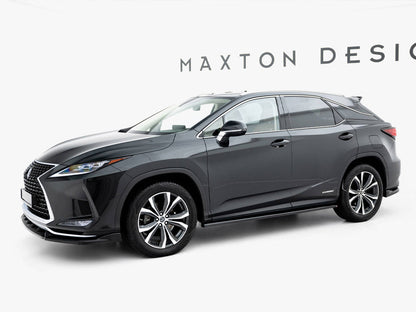 Maxton Design - Side Skirts Diffusers V.2 Lexus RX Mk4 Facelift (version without OEM step rails)