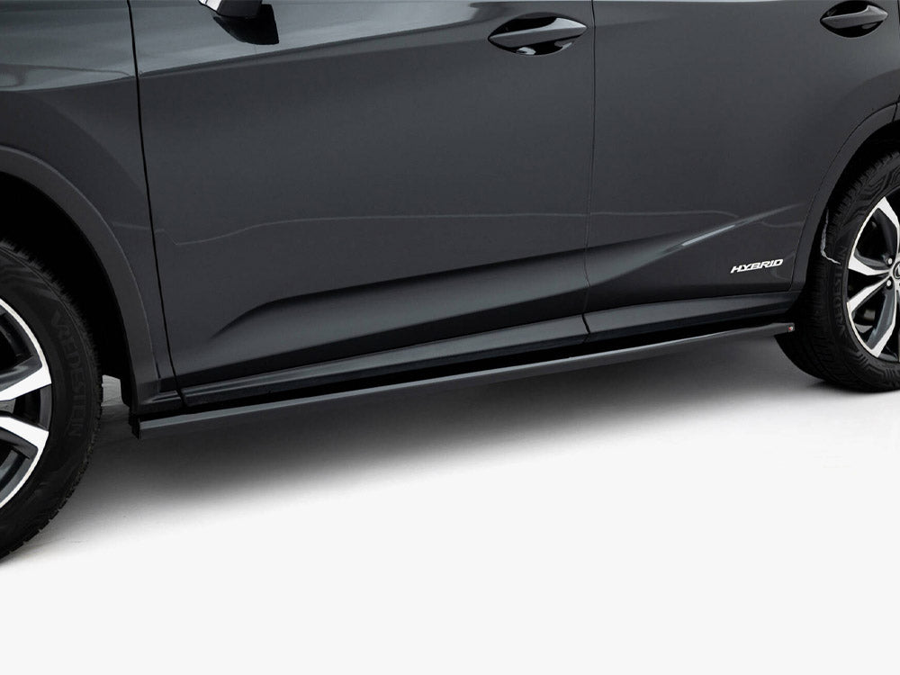 Maxton Design - Side Skirts Diffusers V.2 Lexus RX Mk4 Facelift (version without OEM step rails)