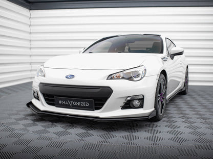 Maxton Design - Street PRO Front Splitter V.1 + Flaps Subaru BRZ Mk1