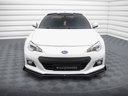 Maxton Design - Street PRO Front Splitter V.1 + Flaps Subaru BRZ Mk1
