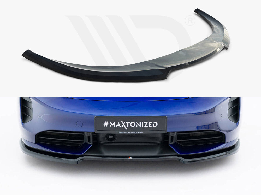 Maxton Design - Front Splitter Porsche Taycan Turbo S Mk1