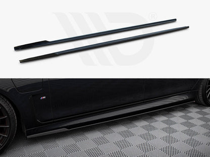 Maxton Design - Side Skirts Diffusers V.2 BMW 7 Long M-Pack G12