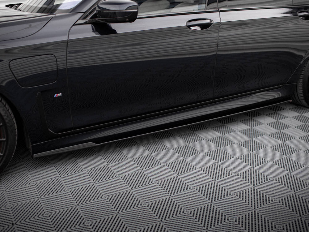 Maxton Design - Side Skirts Diffusers V.2 BMW 7 Long M-Pack G12