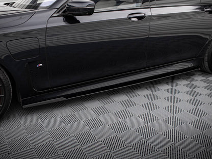 Maxton Design - Side Skirts Diffusers V.2 BMW 7 Long M-Pack G12