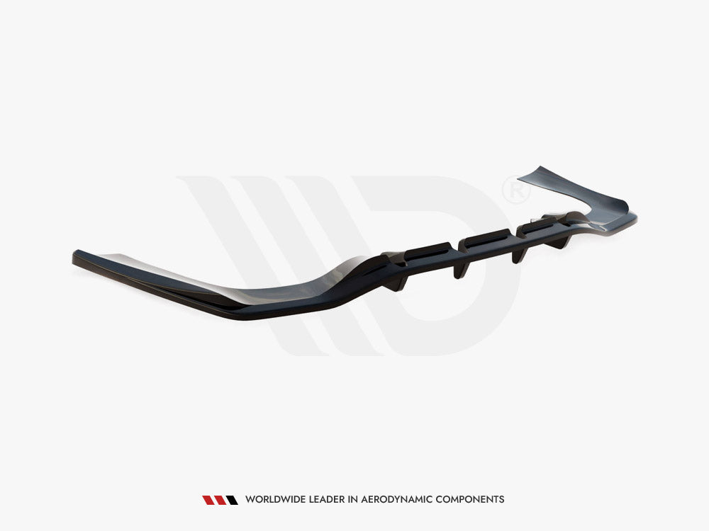 Maxton Design - Rear Splitter (Vertical Bars) Mercedes-AMG CLA 35 / 45 Coupe / Shooting Brake C118 Facelift / X118 Facelift