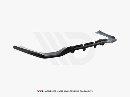 Maxton Design - Rear Splitter (Vertical Bars) Mercedes-AMG CLA 35 / 45 Coupe / Shooting Brake C118 Facelift / X118 Facelift