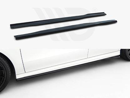 Maxton Design -  Side Skirts Diffusers Mercedes-AMG CLA 35 / 45 Coupe / Shooting Brake C118 Facelift / X118 Facelift