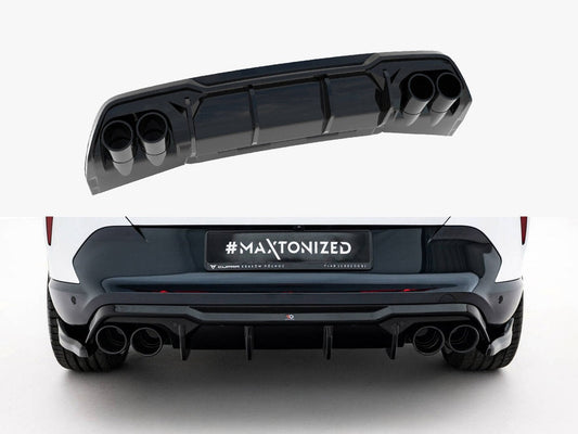 Maxton Design - Rear Valance V.3 + Exhaust Ends Imitation Cupra Formentor Mk1 Facelift