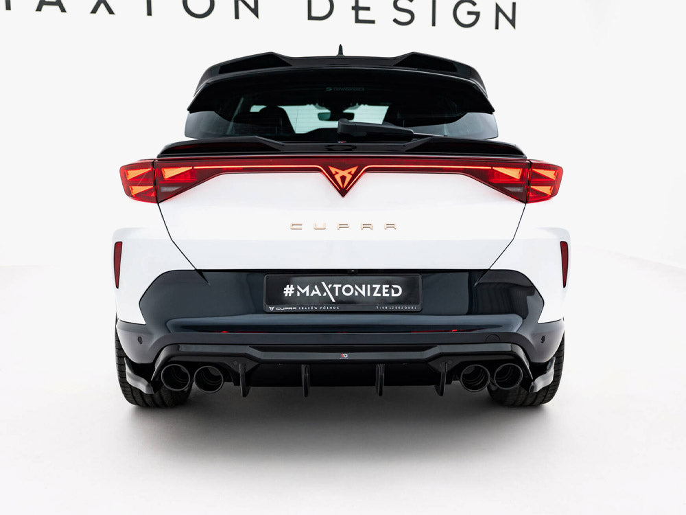 Maxton Design - Rear Valance V.3 + Exhaust Ends Imitation Cupra Formentor Mk1 Facelift