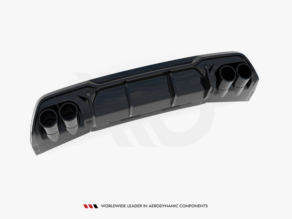 Maxton Design - Rear Valance V.3 + Exhaust Ends Imitation Cupra Formentor Mk1 Facelift