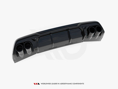 Maxton Design - Rear Valance V.3 + Exhaust Ends Imitation Cupra Formentor Mk1 Facelift