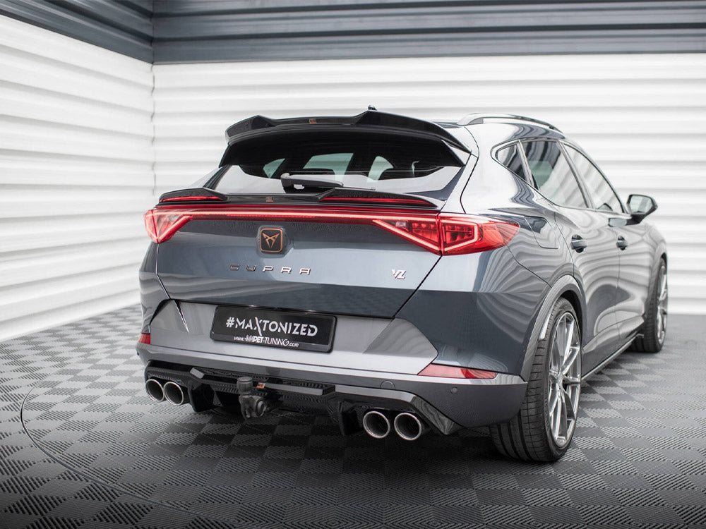 Maxton Design - Rear Valance V.3 + Exhaust Ends Imitation Cupra Formentor Mk1 Facelift