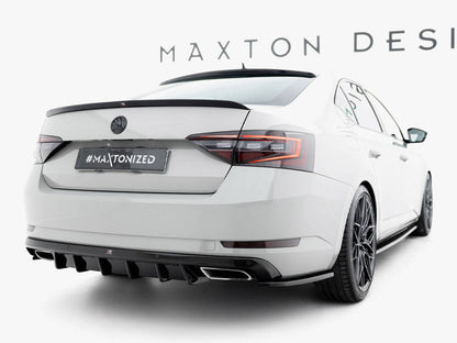 Maxton Design - Rear Side Splitters V.3 Skoda Superb Liftback / Combi Mk3