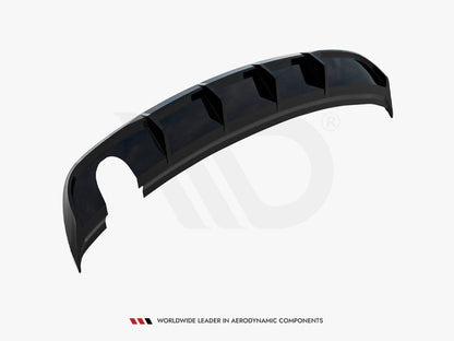 Maxton Design - Rear Valance Audi A3 Sedan 8V Facelift (Version with single exhaust tips on one side)