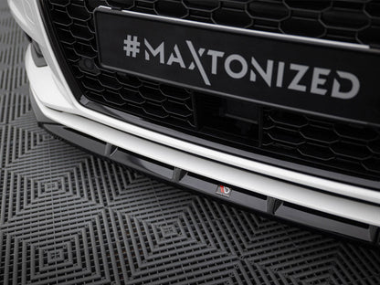 Maxton Design - Front Splitter Audi A3 Sedan 8V Facelift
