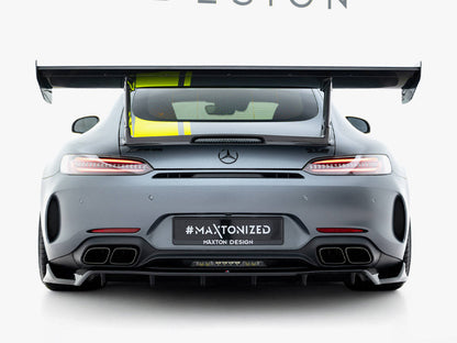 Maxton Design - Rear Splitter (Vertical Bars) Mercedes-AMG GT C C190 Facelift