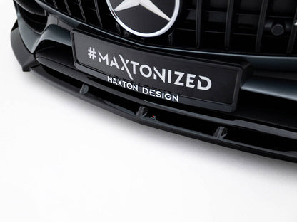 Maxton Design - Front Splitter Mercedes-AMG GT C C190 Facelift