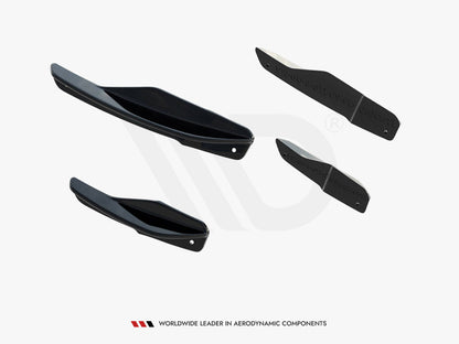 Maxton Design - Front Bumper Wings (Canards) Volkswagen Golf GTI Clubsport Mk8 Facelift