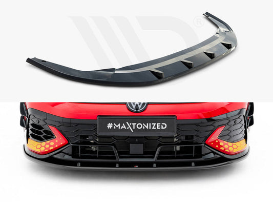 Maxton Design - Front Splitter V.2 Volkswagen Golf GTI Clubsport Mk8 Facelift
