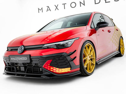 Maxton Design - Front Splitter V.1 Volkswagen Golf GTI Clubsport Mk8 Facelift