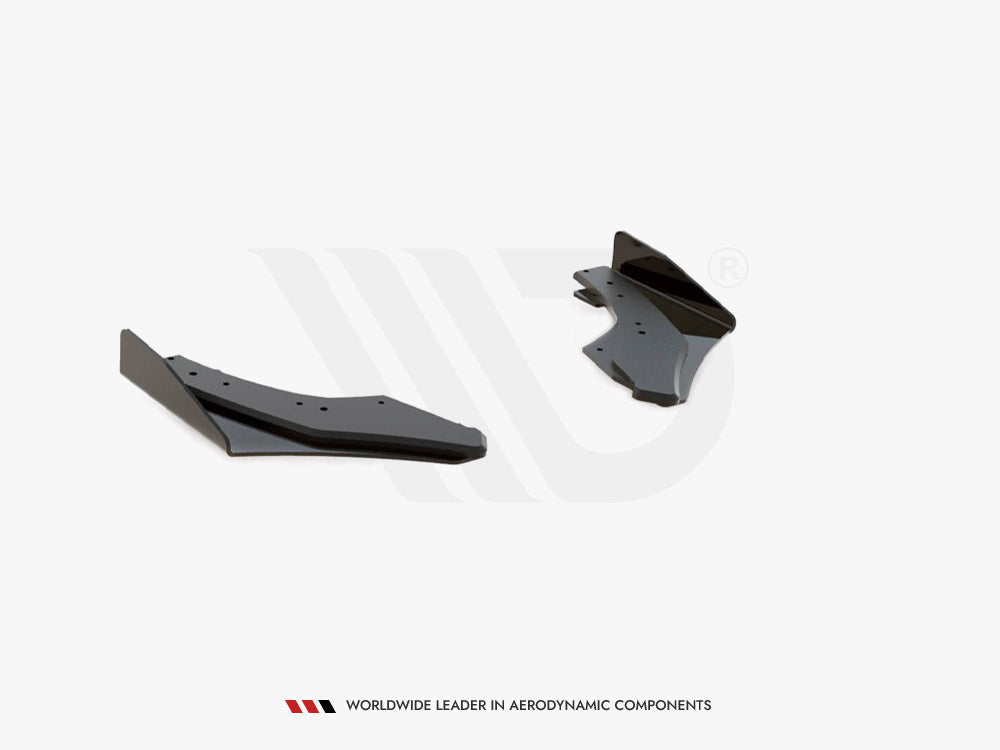Maxton Design - Street PRO Rear Side Splitters + Flaps Volkswagen Golf GTI Clubsport Mk8 Facelift