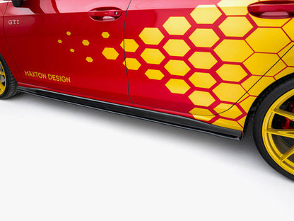 Maxton Design - Street Pro Side Skirts Diffusers Volkswagen Golf GTI Clubsport Mk8 Facelift