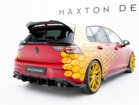 Maxton Design - Street PRO Rear Diffuser V.2 Volkswagen Golf GTI Clubsport Mk8 Facelift