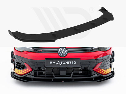 Maxton Design - Street PRO Front Splitter + Flaps Volkswagen Golf GTI Clubsport Mk8 Facelift