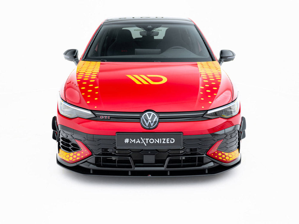Maxton Design - Street PRO Front Splitter Volkswagen Golf GTI Clubsport Mk8 Facelift