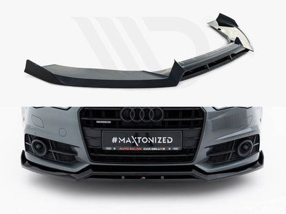 Maxton Design - Front Splitter V.3 Audi A6 / A6 C7 S-Line / S6 C7 Facelift