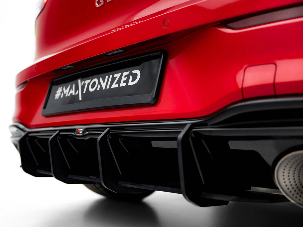 Maxton Design - Street PRO Rear Diffuser V.1 Volkswagen Golf GTI Clubsport Mk8 Facelift