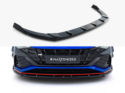 Maxton Design - Front Splitter V.2 Hyundai Elantra N Mk7