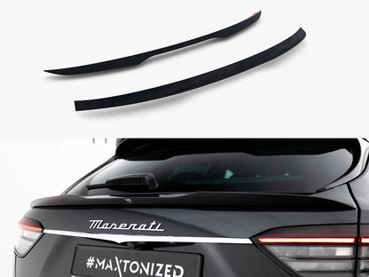 Maxton Design - Lower Spoiler CAP Maserati Levante GT Mk1 Facelift