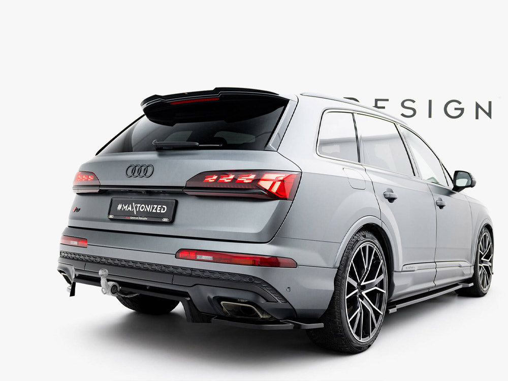 Maxton Design - Rear Splitter (Vertical Bars) Audi Q7 S-Line Mk2 Facelift 2