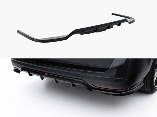 Maxton Design -Rear Splitter (Vertical Bars) Volkswagen Multivan Long T7