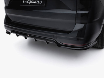 Maxton Design -Rear Splitter (Vertical Bars) Volkswagen Multivan Long T7
