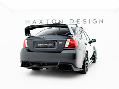 Maxton Design -  Rear Splitter (Vertical Bars) Subaru Impreza WRX STI Mk3 Facelift