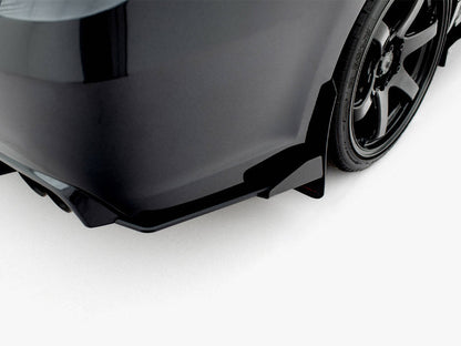 Maxton Design - Street PRO Rear Side Splitters + Flaps Subaru Impreza WRX STI Mk3 Facelift