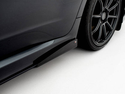 Maxton Design - Street PRO Side Skirts Diffusers + Flaps Subaru Impreza WRX STI Mk3 Facelift