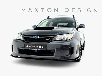 Maxton Design - Street PRO Front Splitter Subaru Impreza WRX STI Mk3 Facelift