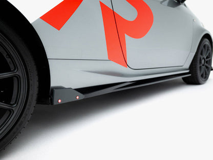 Maxton Design -  Side Skirts Diffusers + Flaps Toyota GR Yaris Mk4 Facelift